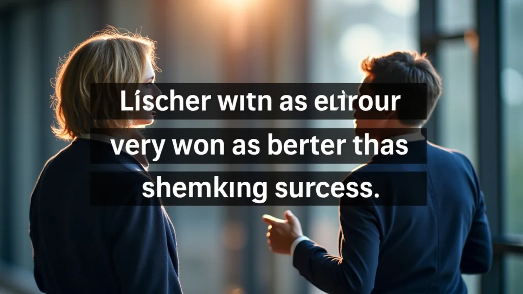 The image shows a person looking at a mountain peak, symbolizing inspirational quotes for career growth and success.